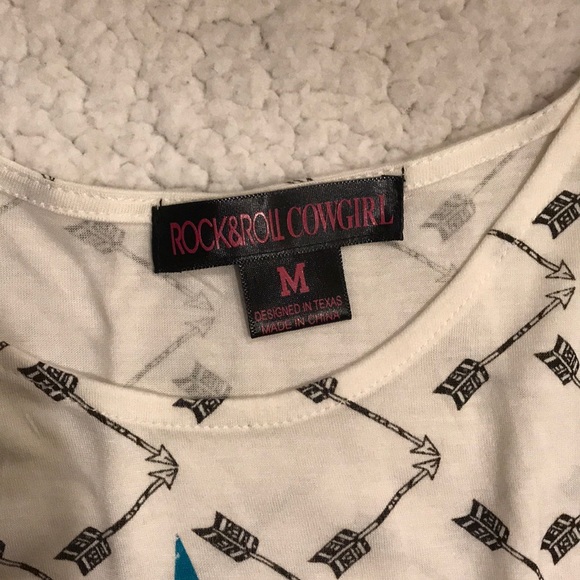 Rock&Roll Cowgirl Colorful Arrow Print Tank Medium - Picture 4 of 4